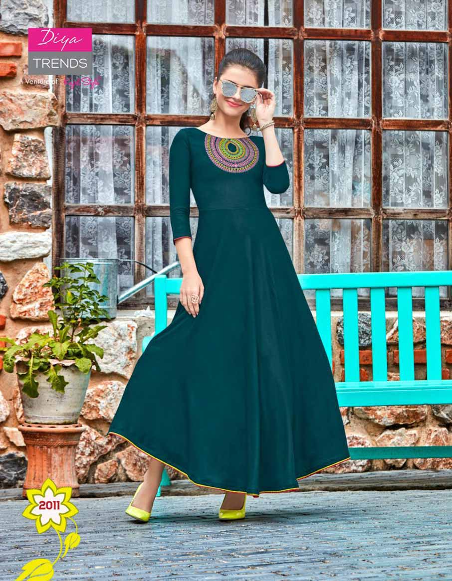 Galleria's Vol-2 Diya Trends Long Embroidery Kurti Galleria's Vol-2 Diya Trends Long Embroidery Kurti